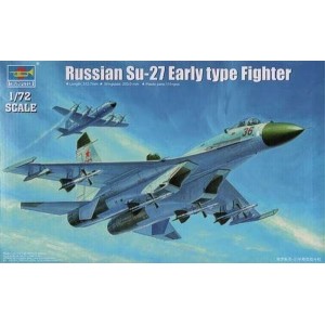 Trumpeter 01661 Su-27 Early type Fighter 1/72